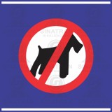   Proibido animais  